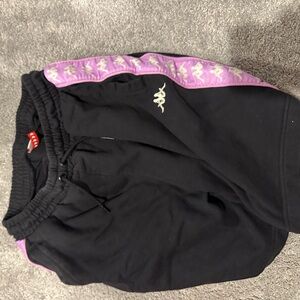 Black and Purple shorts